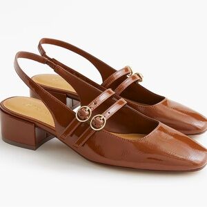 J Crew Mary Jane Slingback Shoes
